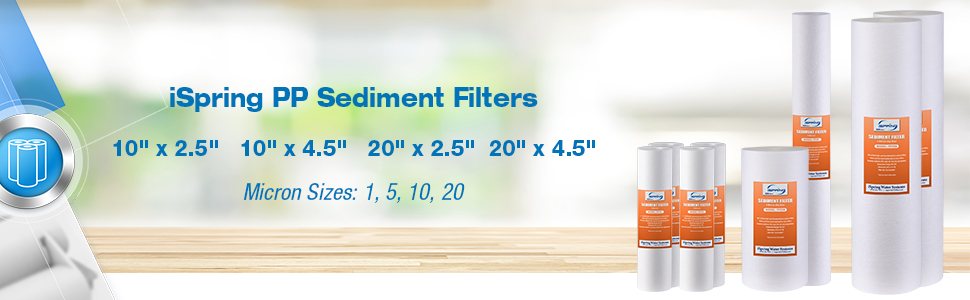 10x2.5 sediment water filters