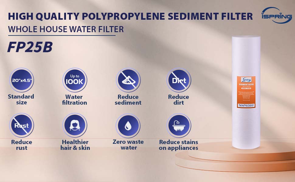 iSpring FP25B Water Filter Replacement Cartridge